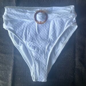 Brand new with tags white leg and high waist bikini bottom from Xhilaration